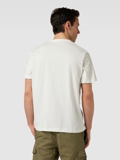 s.Oliver RED LABEL T-shirt z nadrukiem z logo Biały 5