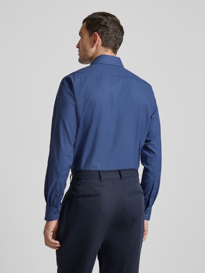 OLYMP Modern fit zakelijk overhemd met kentkraag Marineblauw - 5