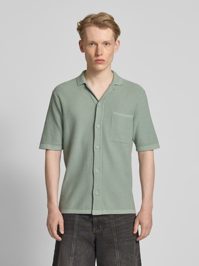 ONLY & SONS Koszula casualowa o kroju regular fit z kołnierzem z połami model ‘TONY’ Oliwkowy 4
