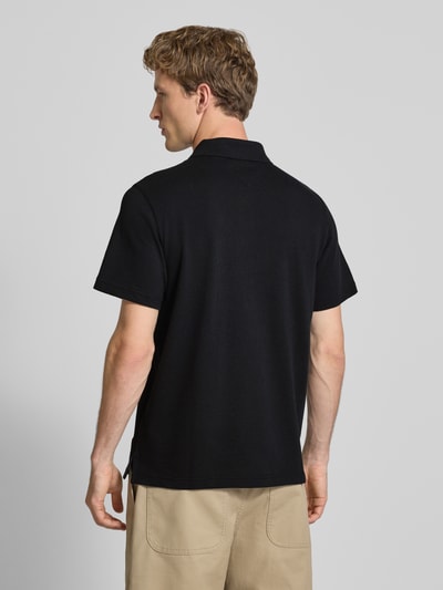 Tommy Jeans Regular Fit Poloshirt aus reiner Baumwolle Black 5