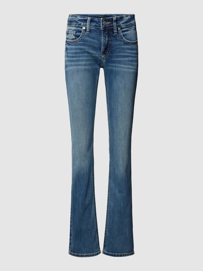 Silver Jeans Straight leg jeans in 5-pocketmodel, model 'BRITT' Blauw - 2