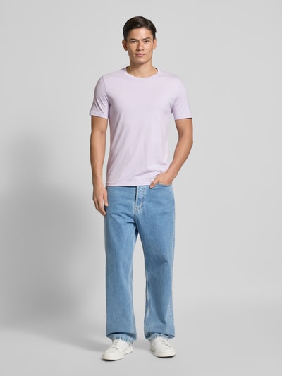 Armedangels Regular Fit T-Shirt aus reiner Baumwolle Lavender 1