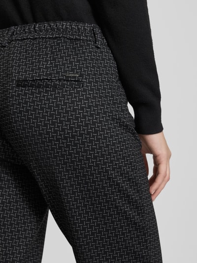 Brax Spodnie materiałowe o skróconym kroju model ‘MARON’ Czarny 3