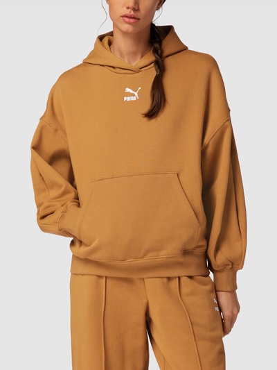 Puma Oversized Hoodie mit Kapuze Haselnuss Braun 4