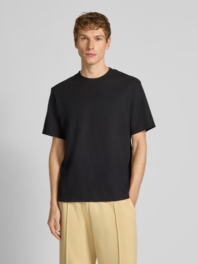 Jack & Jones T-Shirt mit Strukturmuster Modell 'EAUSTIN' BLACK 4