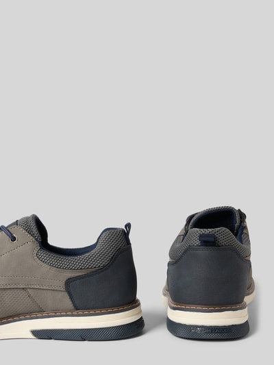 Tom Tailor Schnürschuhe mit Label Print Mittelgrau 2