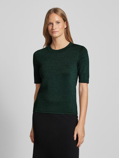 Selected Femme Gebreide pullover met 1/2-mouwen, model 'LURA' Donkergroen - 4