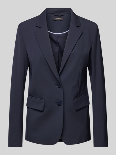 More & More Regular fit blazer met reverskraag Marineblauw - 2