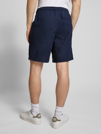 Jack & Jones Sweatshorts met tunnelkoord, model 'JAIDEN' Marineblauw - 5