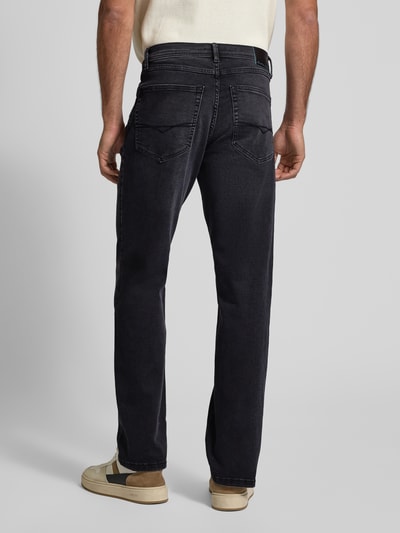 Christian Berg Men Regular Fit Jeans mit Eingrifftaschen Dunkelgrau 5