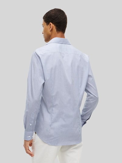 Tommy Hilfiger Slim Fit Businesshemd mit Logo-Stickerei Royal 5