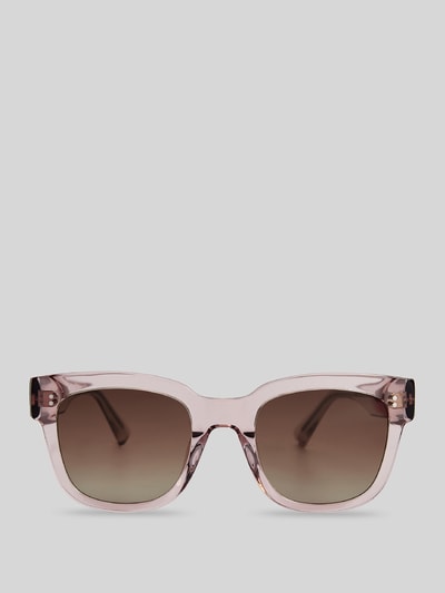 MessyWeekend Quadratische Sonnenbrille Modell 'LIV' Rosa 2