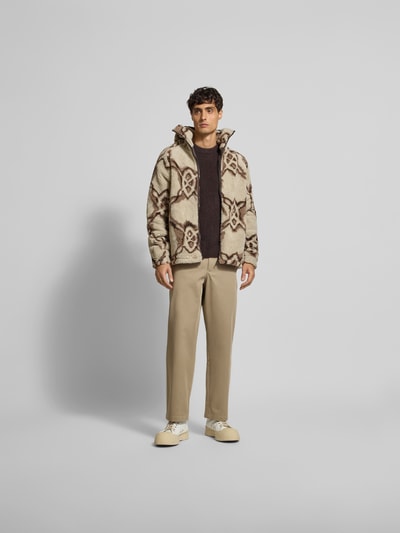 DAILY PAPER Fleecejacke mit Stehkragen Offwhite 1