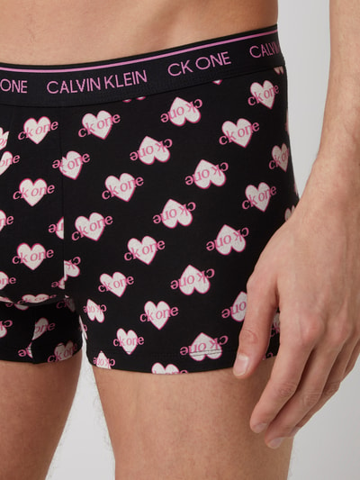 Calvin Klein Underwear Obcisłe bokserki z niskim stanem z dodatkiem streczu  Czarny 2