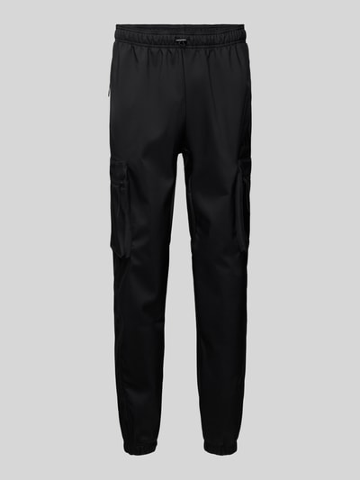 ADIDAS SPORTSWEAR Tapered Fit Cargohose mit Tunnelzug Black 1