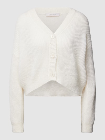 MaxMara Leisure Cardigan met extra brede schouders, model 'RUGIADA' Offwhite - 2