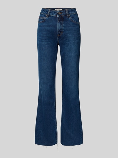 Marc O'Polo Jeansy z wysokim stanem z mieszanki bawełny model ‘KIRUNA’ Jeansowy niebieski 2