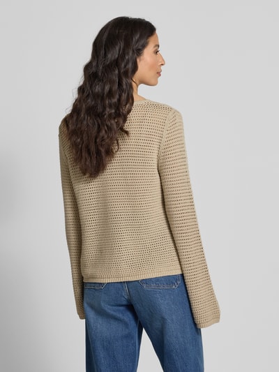 Tommy Hilfiger Regular Fit Pullover aus Baumwoll-Mix Sand 5