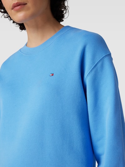 Tommy Hilfiger Sweatshirt met logostitching Bleu - 3