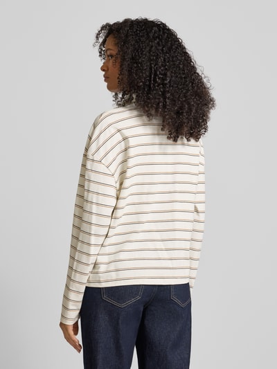 My Essential Wardrobe Shirt met lange mouwen en polokraag, model 'Anna' Offwhite - 5