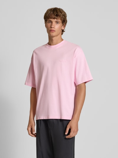 REVIEW Oversized T-Shirt mit Rundhalsausschnitt Rosa 4