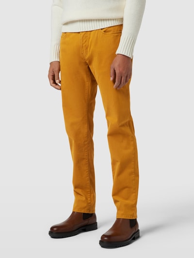 Pierre Cardin Smart fit chino met labeldetail, model 'Lyon' Camel - 4