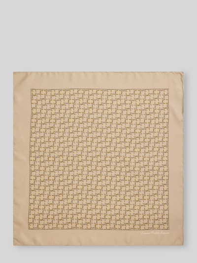 Lauren Ralph Lauren Tuch aus Seide mit Logo-Schriftzug Beige 3