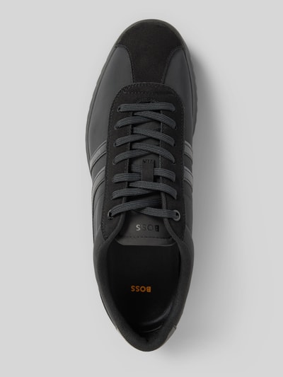 BOSS Orange Lage sneakers met details in suèdelook, model 'ZAYN'  - 3