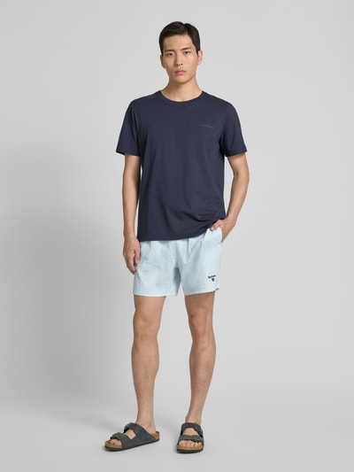 Barbour Korte broek met elastische band en steekzakken Bleu - 1