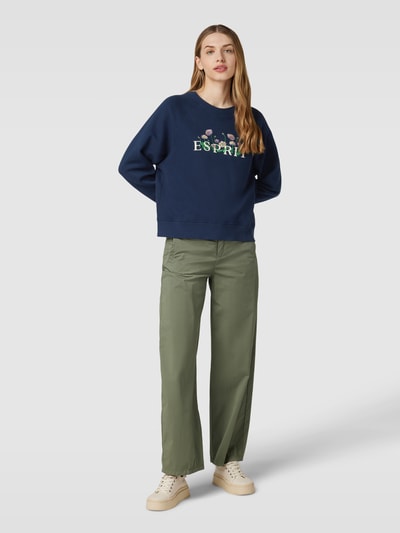 Esprit Sweatshirt mit Label-Print Marine 1
