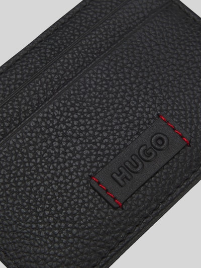 HUGO Kartenetui aus echtem Rindsleder Modell 'Ethon' BLACK 3
