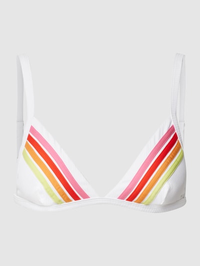 Rip Curl Bikini-Oberteil mit Kontraststreifen Weiss 2