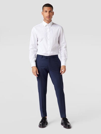 Drykorn Slim fit pantalon met stretch, model 'Piet' - 'Drynamic' Donkerblauw - 1