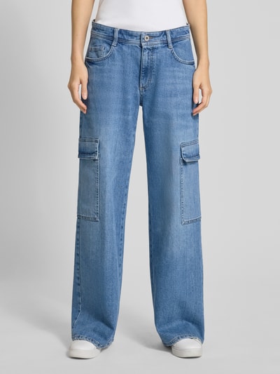 Brax Jeansy o kroju wide fit z kieszeniami cargo model ‘MORGAN CARGO’ Jasnoniebieski 4