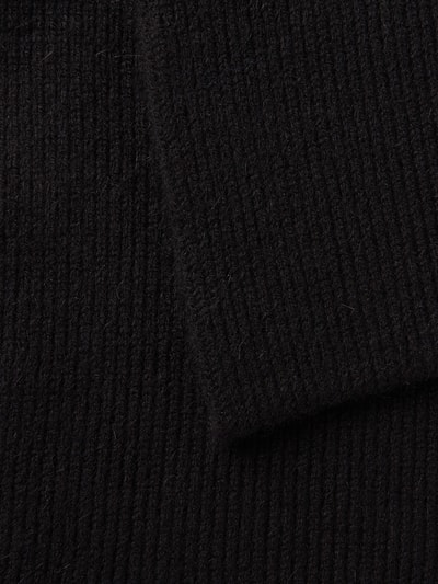 Le Bonnet Schal aus Lammwoll-Angora-Mix Black 3