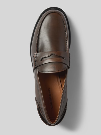 Vagabond Lederloafers mit Label-Detail Modell 'STEVEN' Mittelbraun 3