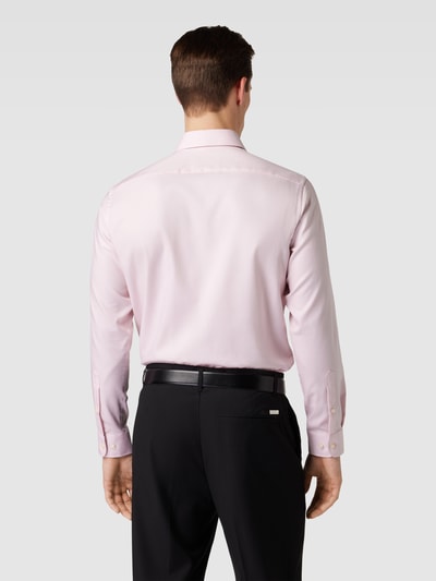 Christian Berg Men Regular Fit Business-Hemd mit Kentkragen Rose 5