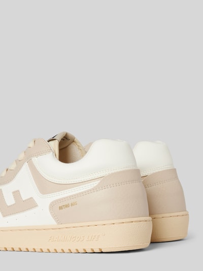 Flamingos Life Sneaker mit Label-Details Modell 'RETRO 86s' Beige 2