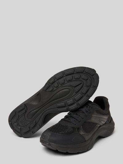 HUGO Sneaker mit Schnürung und Label-Detail Black 4