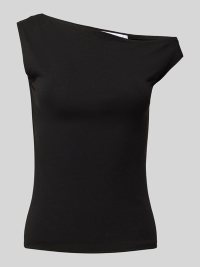 WEEKDAY Top im asymmetrischen Schnitt BLACK 2