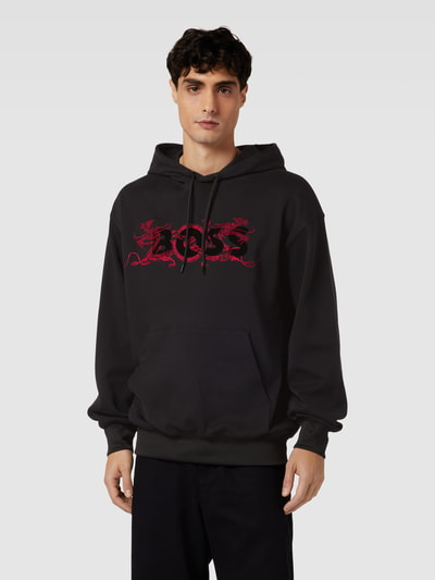 BOSS Hoodie met labelmotief met statement, model 'Sullivan' Zwart - 4