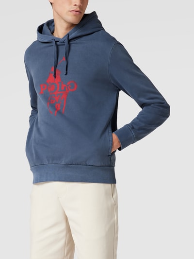 Polo Ralph Lauren Hoodie met labelprint Marineblauw - 4