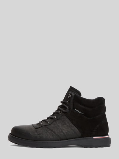 Tommy Hilfiger Schnürstiefel aus echtem Rindsleder Black 2