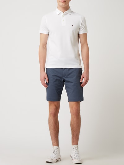 Tommy Hilfiger Koszulka polo o kroju slim fit z dodatkiem streczu  Biały 1