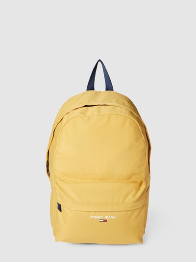 Tommy Jeans Rucksack mit Label-Print Senf 2