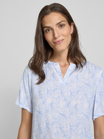 Christian Berg Woman Slim Fit Blusenshirt mit Tunikakragen Weiss 3