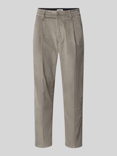 Drykorn Spodnie sztruksowe z wpuszczanymi kieszeniami w stylu francuskim Średnioszary 2