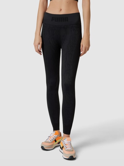 PUMA PERFORMANCE Leggings mit Logo-Stitching Black 4