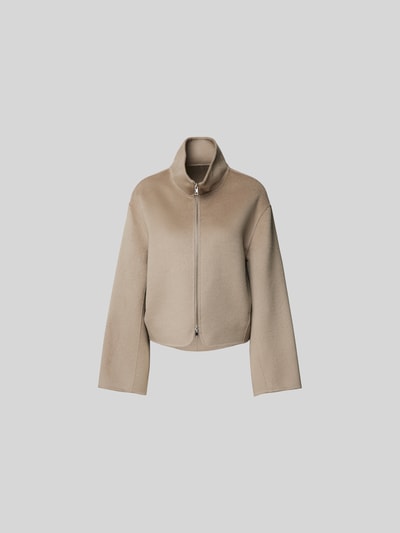 Filippa K Oversized Wolljacke mit Kaschmir-Anteil Mittelgrau 2