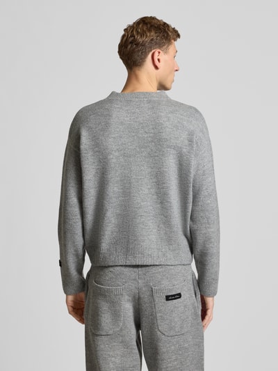 ANOTHER COTTON LAB Strickpullover mit Label-Detail Hellgrau 5